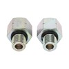 2 Pcs Turbo Oil Feed Line Connector Joint Turbine Supply