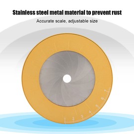 Circle Drawing Maker Tool, Round Adjustable Circle Drawing Tool Metal Circle Template Professional Drawing Ruler for Design, Drawing, Office