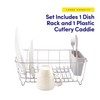Dish Drying Rack & Cutlery Holder 2 Piece Set -