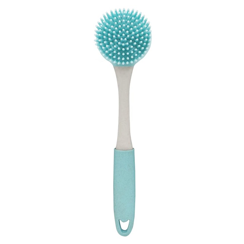JVL Pro Clean Anti-Bacteria Rubber Dish Brush with Extra Bristles,