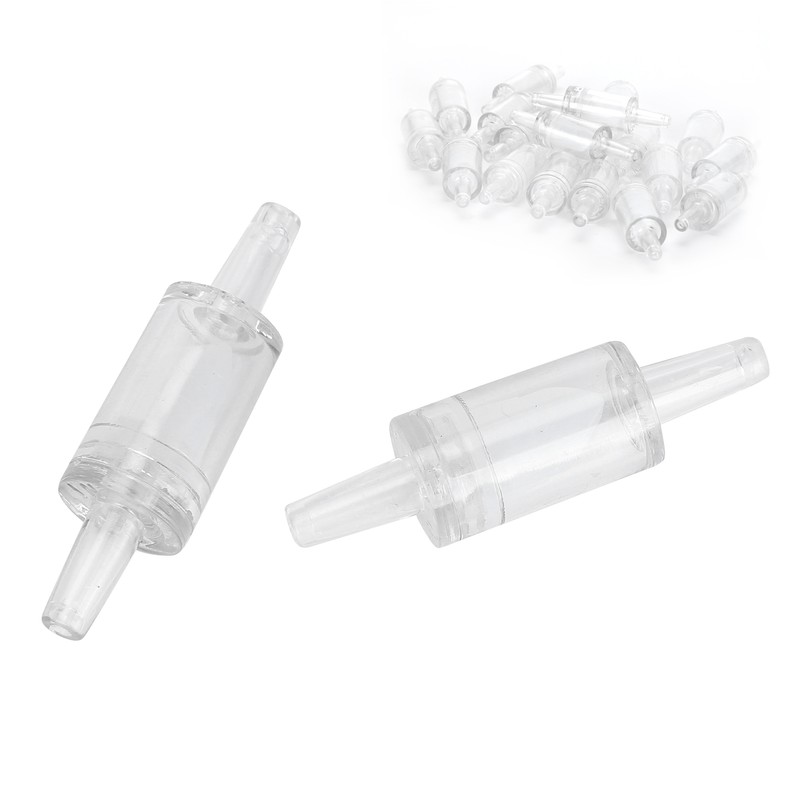 Aquarium White Check Valve Fish Tank One Way NonReturn Check