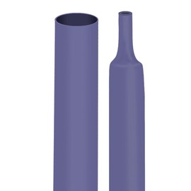 XHF 3/4 inch (19mm) 3:1 Waterproof Purple Heat Shrink Tubing Marine Grade Wire Cable Adhesive Lined Tube Insulation Seal Against Moisture Corrosion and Air Leakage, 4 Ft