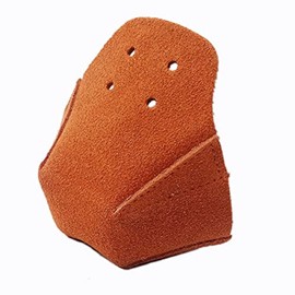 VKEDA 100% Real Cowhide | Toe Cap Guard Protectors | Roller Skate Derby Speed 1 Pair(Brown)