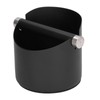 Coffee Grounds Bucket Stainless Steel Rubber Coffee Dump Bin for