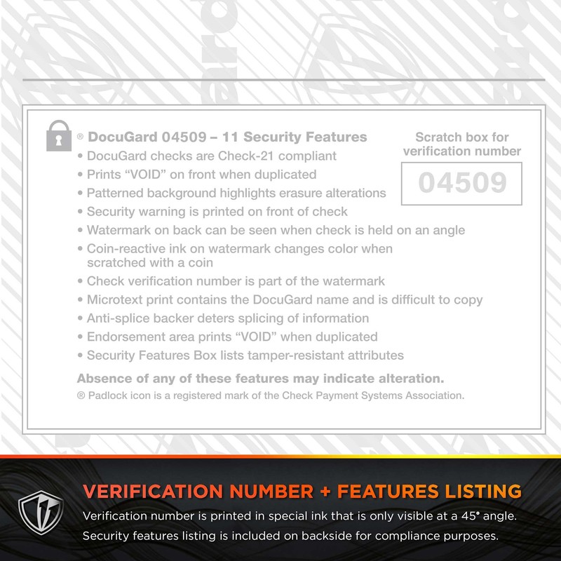 DocuGard Business Checks (Not Customized), Blue Marble Middle, 24 Pound