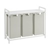 VASAGLE Laundry Hamper, Laundry Basket, Laundry Sorter with 3 Pull-Out