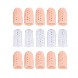 Toe rubber protection net flip-flop pad 1+1 cast protector big toe separation foot spread thimble Skin S 1+1 2ea