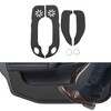 X AUTOHAUX Leather Car Door Anti Kick Pad Sticker for