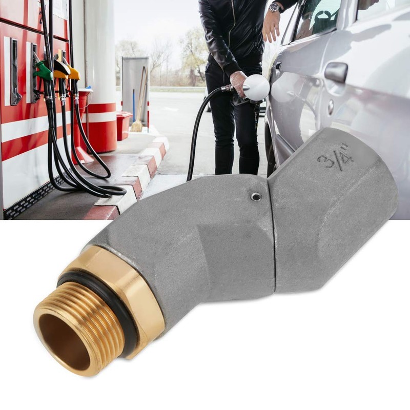 ViaGasaFamido Fuel Hose Joint 3/4 BSPP Aluminum Fuel Hose Fitting