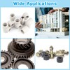 sourcing map ABS Plastic Rod Round Solid Bar 10 mm