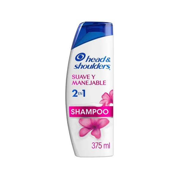 Shampoo 2en1 Head & Shoulders Suave y Manejable 375 ml