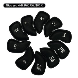 Callaway Golf Magnetic Iron Headcovers Black - Set of 10 Iron Headcovers to Protect Your Golf Clubs