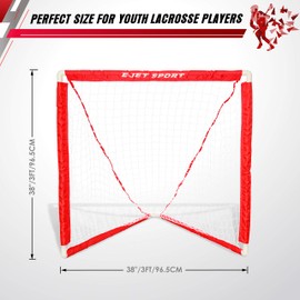 Lacrosse Goals for Youth & Kids Children Teens Backyard Training, Practice & Exercise, Set of 2