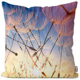 VOID Dandelion Sky Flowers Cushion Cover Polyester Decoration Easter Decorative Cushion Outdoor Garden Cushion Size: 40 x 40 cm