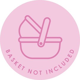 Clair de Lune | Dimple Moses Basket Bedding Set | Universal Moses Dressing Covers Set | Made in Great Britain (Basket is NOT included) - (Pink)