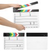 30x25CM Acrylic Movie Clapperboard Professional Director Action Clap Film Photography
