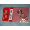 Assorted Keyrings Split Ring NP, Starpack Hardware 72729