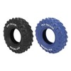 2Pcs Blue Black Rubber Tire Dog Chew Toy Safe Tire