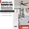 Anderic TX045-LR (White Version) for Home Decorators Collection Ceiling Fan