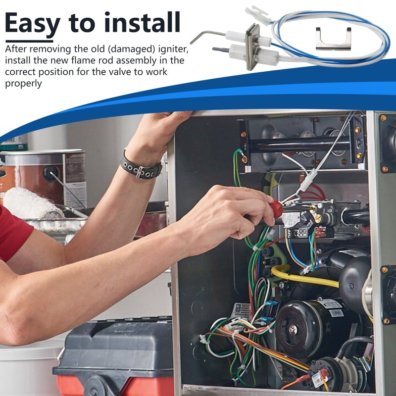 BGEHHCY IG9500 Fit for Furnace Honeywell Q3400A1040 Q3400A1024 Flame Rod