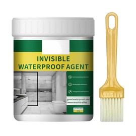 Transparent Waterproof Coating, New Waterproof Insulating Sealant, Invisible Waterproof Agent, Suitable for Waterproofing and Anti-Seepage On Concrete and Ceramic Tile Surfaces(10.58 Oz)