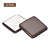 uxcell Furniture Sliders, 4Pcs 2" - Plastic Self-Adhesive Square Sliding