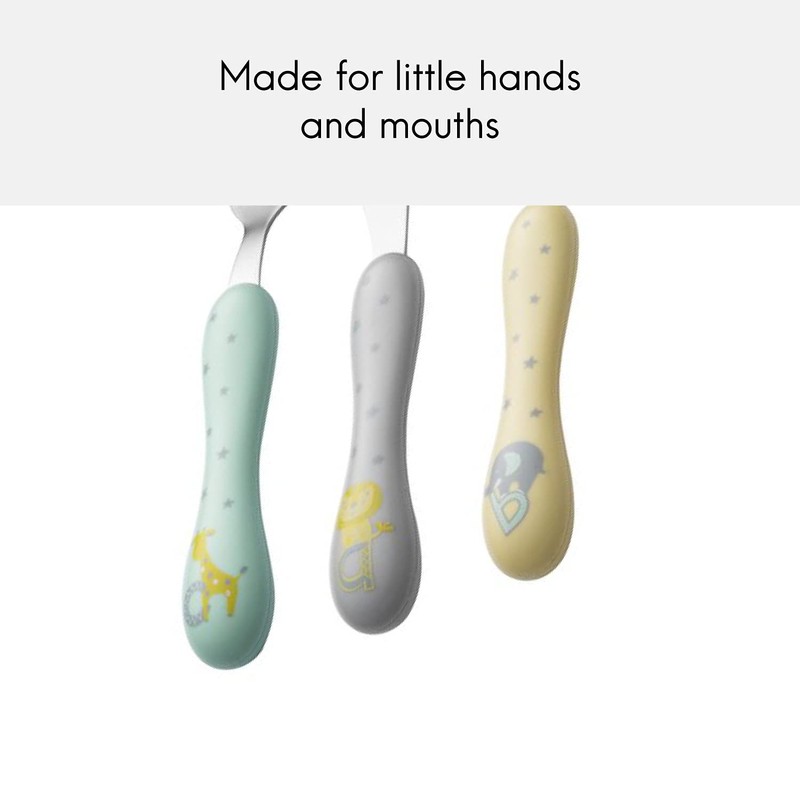 Viners Kids First Cutlery Set - Toddler’s Textured Easy Grip