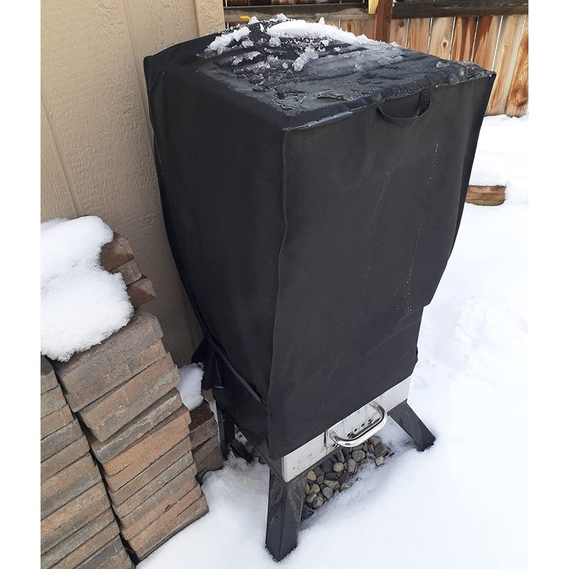J&C 20x20x35in Square Patio Fire Column Cover Waterproof Dustproof Fire