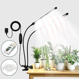 Full Spectrum 84 LED Grow Light for Indoor Plants, 6500K Timer 3 Modes