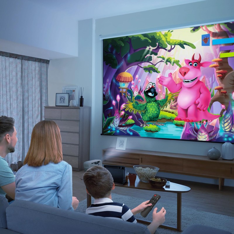 Replacement Remote for Mini Projector,Compatible with HY300Pro,HIPPUS HY300Pro,Aubor HY300Pro,Xgody HY300Pro,Maypug