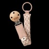 Bibs Dummy Clip, Petrol/Baby Blue