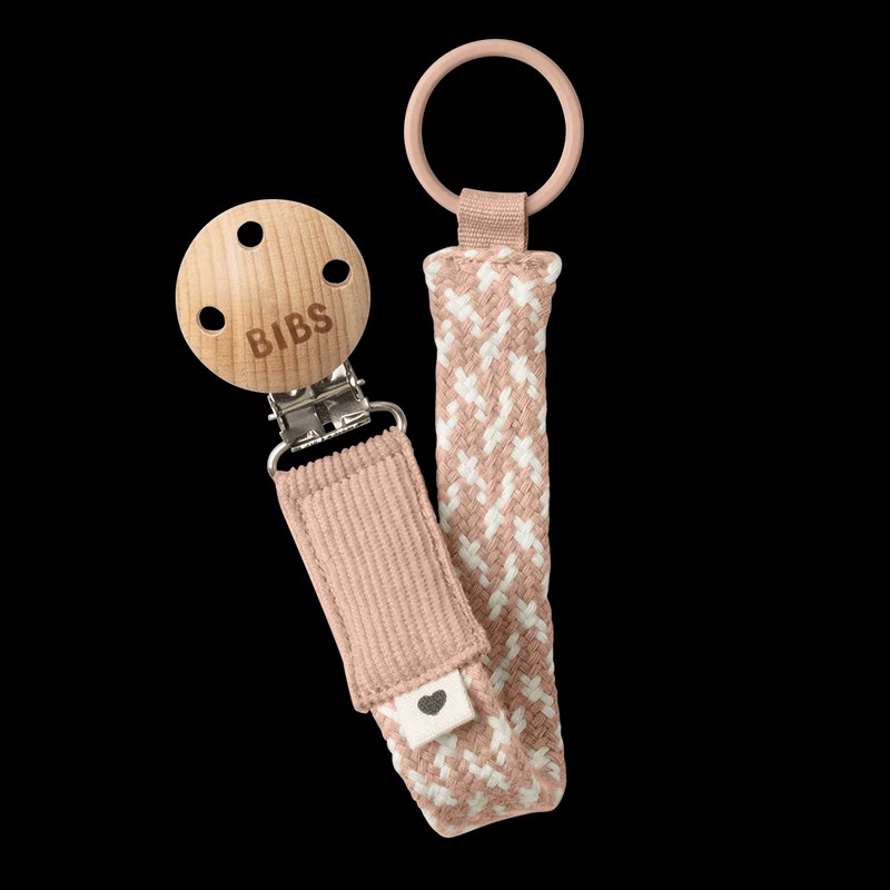 Bibs Dummy Clip, Petrol/Baby Blue