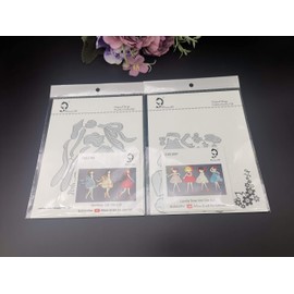 Alinacutle Lovely Girl Doll Die Set, Paper Craft Metal Die-Cuts,Scrapbooking Cutting,DIY Card Metal Punch Template