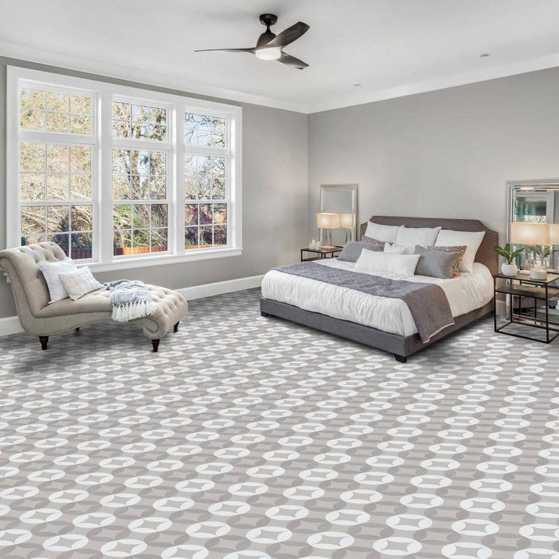 Retro Self Adhesive 12-Inch Vinyl Floor Tiles, 20 Tiles -