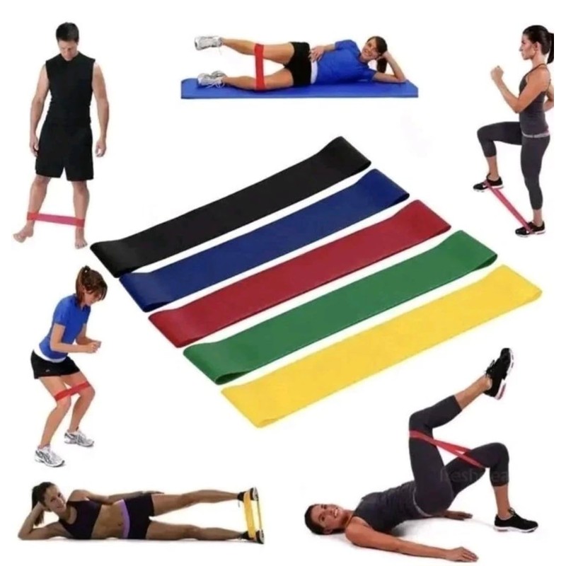 Resistance Bands Set, Exercise Loop Bands for Home Gym, Yoga,