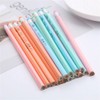Katartizo 3Pcs Pencil, Kawaii Macaron HB Wood Pencil, Green, Unisex,
