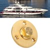 Boat Drain Plug 2 Inch With Brass Plug Oval Marine