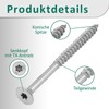 DSM Chipboard Screws 4.5 x 50 mm Stainless Steel A2/V2A