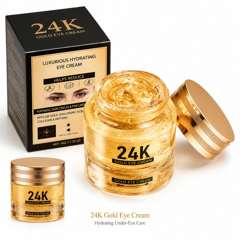 24K Gold Hyaluronic Acid Eye Cream for Daily Care –