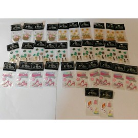 La Petites 32 Lot Scrapbooking Stickers 32 Packs Lot 2 Brand New
