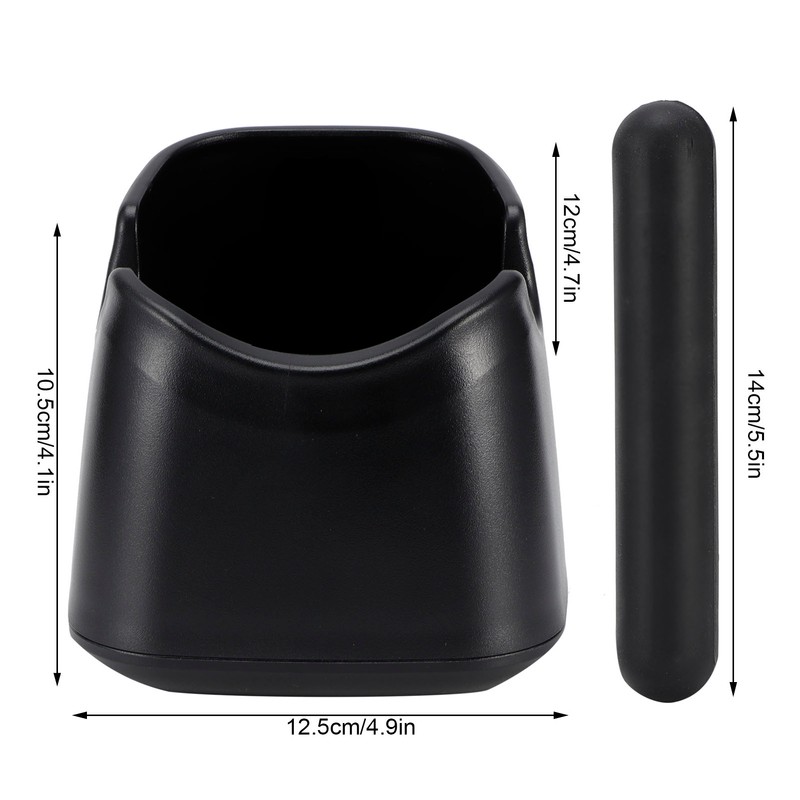 Coffee Knock Box NonSlip Coffee Slag Grounds Bucket with Knock