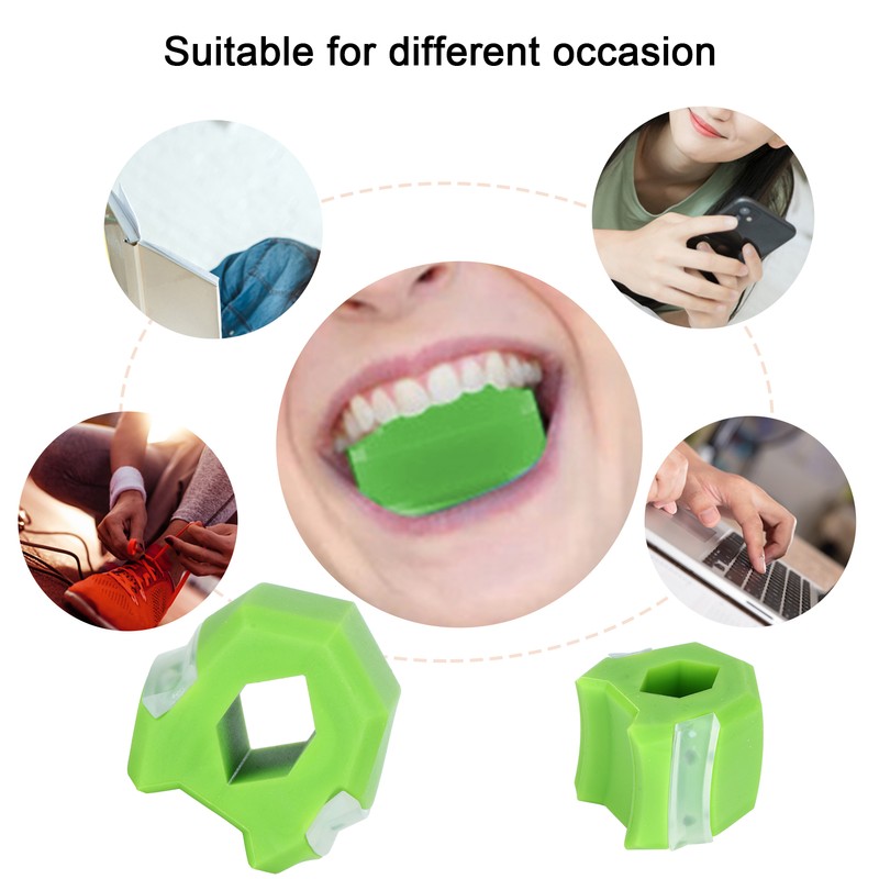 Fitness Face Slimming Masseter Exercise Ball Silicone Jaw Shaping Training