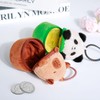 elephtree Creative Capybara Plush Doll Coin Wallet Purse Charms Portable
