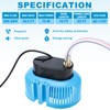 Yaegoo Swimming Pool Cover Pump, AC 110V 850 GPH Above