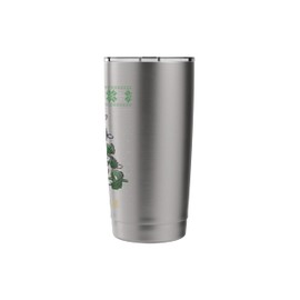 Oh Liftmas Tree Kettlebell Gym Ugly Christmas Sweater Stainless Steel Insulated Tumbler