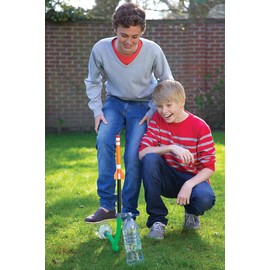 Green Science - Green Rocket - STEM Rocket Launcher for Kids - Build & Launch a Recycled Rocket with Air Pressure - Educational Toy for Young Scientists - Easy & Engaging Science Experiment