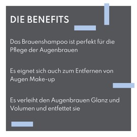 Augenmanufaktur Eyebrow Shampoo 50 ml - for Browlifting - Eye Make-Up Remover