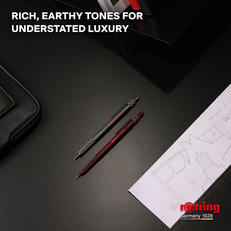 rOtring 2204409 600 Dark Stone 0.5mm Rottling Mechanical Pencils in