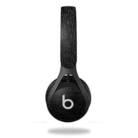 MightySkins Skin Compatible with Beats EP Headphones wrap Cover Sticker Skins Black Leather