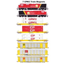 CPKC TTX Intermodal and Auto Rack Train 8 magnets Andy Fletcher